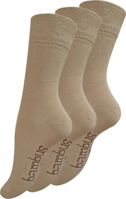 Produktbild von Vincent Creation® Damen "BAMBUS" Socken 6 Paar 39-42 beige