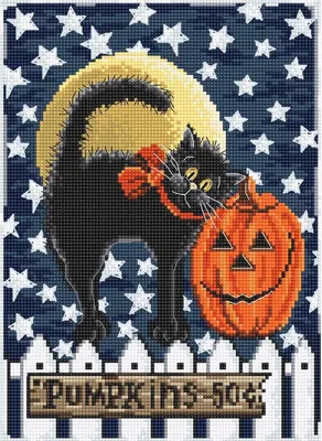 Immagine prodotto di Letistitch, set per punto croce "Non essere un fifone!", schema a punti, 21x15,5 cm