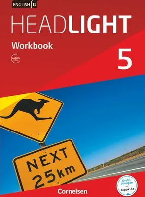 Obrázok produktu pre English G Headlight Band 5: 9. Schuljahr - Allgemeine Ausgabe - Workbook mit Audios online