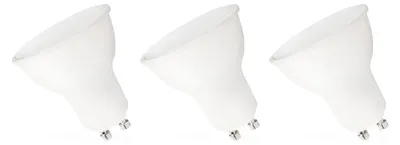 Produktbild von Spectrum GU10 LED Spot Lampe 6W 500lm 6000K Kaltweiß 230V Dimmbar 3 Stück