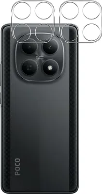 Produktbild von Kameraschutz für Xiaomi POCO M8 5G [2 Stück] Kamera Schutzfolie Durchsichtiges gehärtetes Glas Folie Rückseite Linse Kratzschutzfolie Linsenschutz Phonillico®