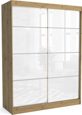 Produktbild von Moderner Schiebetürenschranke BELI 160 cm Hochglanzplatte (ARTISAN)