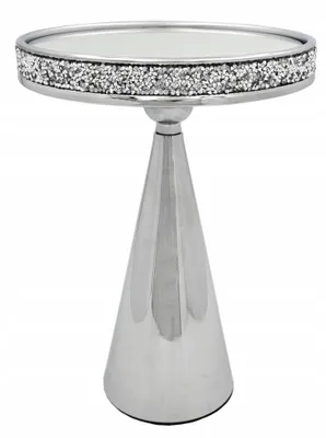 Produktbild von Madex Kristall Kuchenplatte Silber Ø 20 cm 23058
