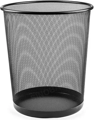 Produktbild von Sinoba Papierkorb Mülleimer Abfalleimer Papiereimer Draht Höhe 34cm 18L Schwarz