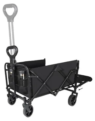 Produktbild von Campingwagen, 75 kg Tragfähigkeit, kompaktes Klappdesign, schwarz