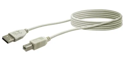 Produktbild von Schwaiger 1.5m USB 2.0 A-B, 1,5 m, USB A, USB B, USB 2.0, Männlich/Männlich, Grau