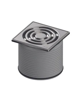 Produktbild von TECEdrainpoint S Rostrahmen Edelstahl 100 x 100 inkl. Designrost