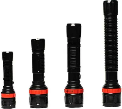 Zdjęcie produktu dla Latarka Klasyczna Led 300 Zoom 1W 100Lm Zasięgo Do 30M Stroboskop