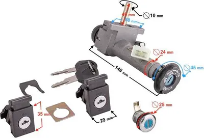 Zdjęcie produktu dla Przełącznik zapłonu do skutera B-Max