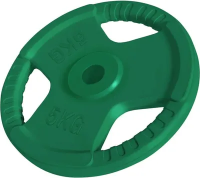 Obrázok produktu pre Gorilla Sports Liatinový činkový kotúč, pogumovaný, 5 kg