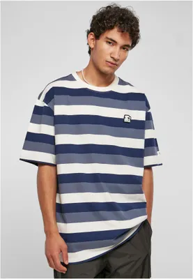 Immagine prodotto di Maglietta da uomo Starter Sun Stripes Oversize Tee blu scuro/blu vintage/bianco pallido - L