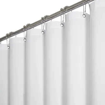 Image de Rideau de douche blanc, 180 x 220 cm