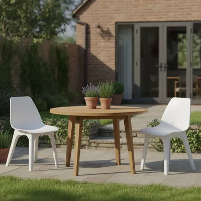 Produktbild von Montivilla - Gartenstuhl, Weiß, 2 Stühle Italy