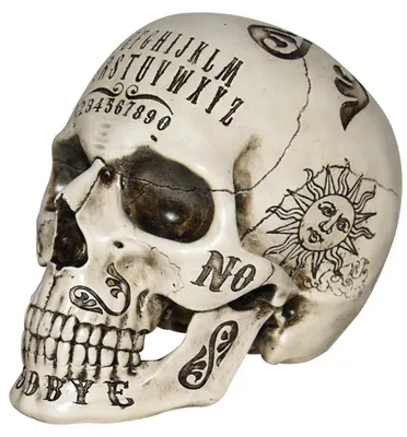 Produktbild von Mystischer Ouija Board Totenkopf 21cm