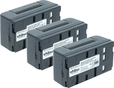 Produktbild von vhbw 3x Akku kompatibel mit Panasonic NV-R100, NV-R10/E, NV-R500, NV-R200, NV-R500EW, NV-R500EN, NV-R11, NV-R33, NV-R30E Kamera (4000 mAh, 6 V, NiMH)