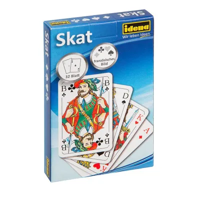 Produktbild von Skatspiel mit französischem Blatt, 32 Karten