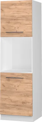 Produktbild von Herdumbauschrank Vicco Fame-Line Goldkraft Eiche 60 cm mit offenem Regal, Model 38514