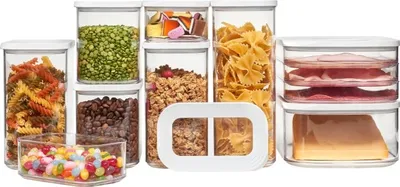 Produktbild von Geschenk-Set Vorratsdose Modula 9-teilig - weiß