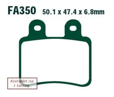 Produktbild von EBC Brakes Bremsbeläge Satz Bremsklötze für YAMAHA MOTORCYCLES DT FA350TT