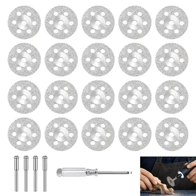 Obrázek produktu pro Mini diamantové brusné kotouče, 22 mm, 20 kusů, pro přesné řezání