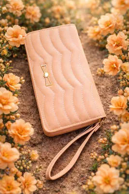 Image de Juleeze JZWA0171P, portefeuille rose, dimensions : 19 x 10 cm