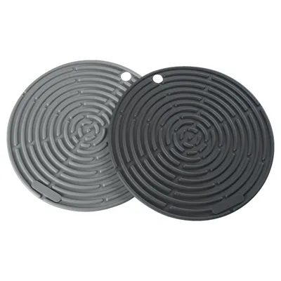 Image de LURCH 70264 2 LURCH Untersetzer grau, schwarz 20,0 cm