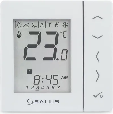 Produktbild von Programmierbarer Temperaturregler, weiß, Unterputz, 230V, VS30W
