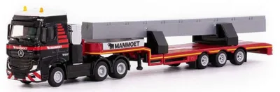 Zdjęcie produktu dla Ciężarówka MAMMOET Mercedes Benz z naczepą 1:87 [ciągnik siodłowy 6x4 71-2029]