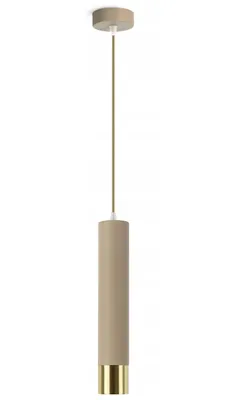 Produktbild von FKL DESIGN Home Deco Hängelampe Hängeleuchte 1-flammig GU10 Metall Lampenshirm Lampe aus Serie N857 (Ecru, ER1)