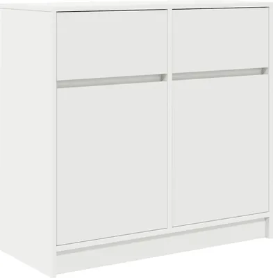 Produktbild von Sideboard mit Schublade Weiß 80x34x76 cm Holzwerkstoff