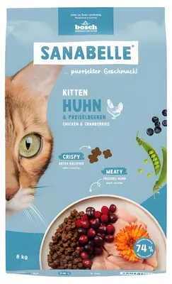 Produktbild von BOSCH Sanabelle Life Kitten chicken & cranberries - trockenfutter für Katzen - 8kg