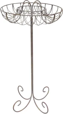 Produktbild von Kranzständer "Shabby-Chic", Metall Ø 44 x 89 cm