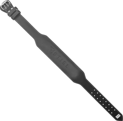 Produktbild von Stiel Gewichtsgürtel - Fitnessgürtel - Powerlift Belt - Leder - Schwarz - 120 cm