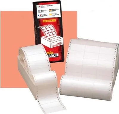Immagine prodotto di Markin 200S604 etichetta autoadesiva Bianco 6000 pz