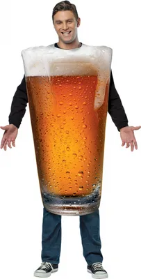 Produktbild von Bierglaskostüm für Erwachsene zu Karneval und JGA