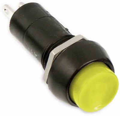 Produktbild von Einbau-Drucktaster PBS-11C, rund, gelb