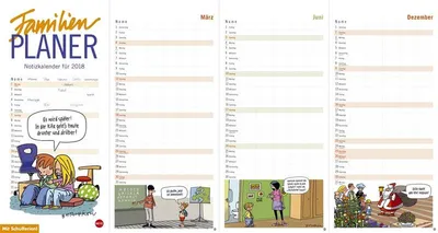 Produktbild von Butschkow Familienplaner - Kalender 2021