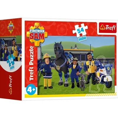 Produktbild von Puzzle 54 Mini-Feuerwehrmann Sam in Bereitschaft 1 TREFL