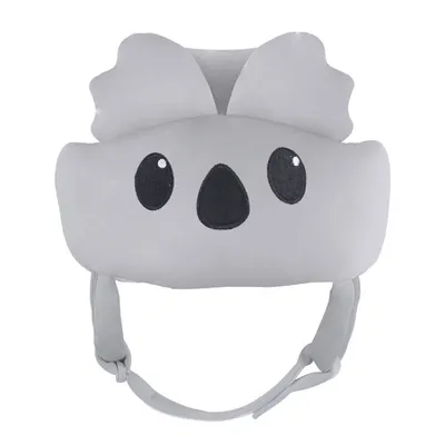 Produktbild von 360°Anti-Kollision Baby Helm Kopfschutz, Verstellbarer Kopfschutz Baby Sicherheitshelme für 8 bis 60 Monate, Grau