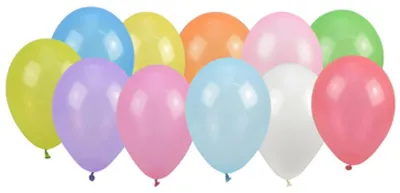 Image de Lot de 100 ballons assortis - Arpex