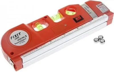 Obrázek produktu pro Multifunkční laserová vodováha + metrické pravítko + metr