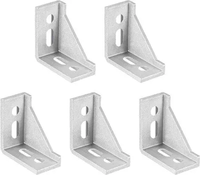 Immagine prodotto di Supporto angolare interno in alluminio 58x58x29 mm, argento