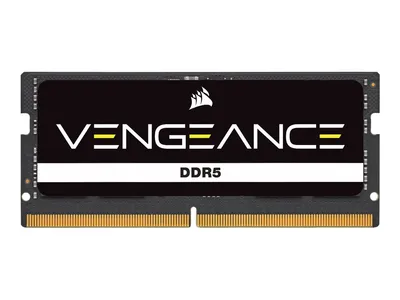 Produktbild von SO-DIMM 64 GB DDR5-4800 (2x 32 GB) Dual-Kit (schwarz, CMSX64GX5M2A4800C40, Vengeance)