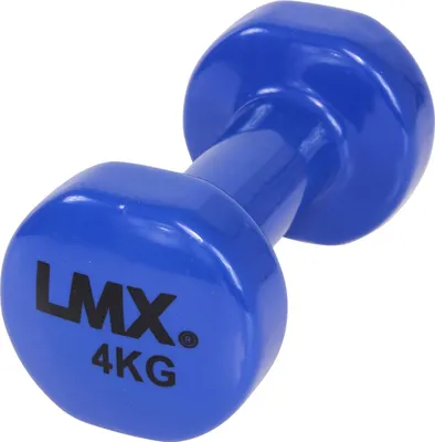 Produktbild von Lifemaxx Vinyl Kurzhantel-Set 2 x 4 kg Dunkelblau