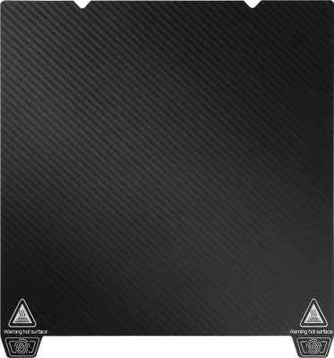 Produktbild von Creality K1 Max doppelseitiges Druckplattform-Board-Kit (ohne weichen magnetischen Aufkleber), glaenzende PET- und matte PEI-Oberflaeche, einfache Modellentfernung, hohe Haftung, Ebenheit, Doppelgriffe, Federstahlplatte, beheiztes Bett, 310 x 315 mm