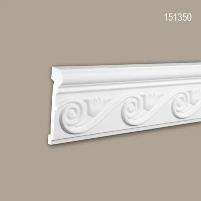 Produktbild von PROFHOME 151350 Wand- und Friesleiste Stuckleiste Zierleiste Wandleiste 2 m