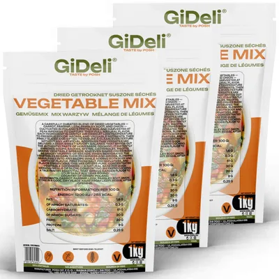 Produktbild von Suppengewürz 3kg Gemüsebrühe Ohne Salz Getrocknet Suppengrün Vegan Natur GiDeli