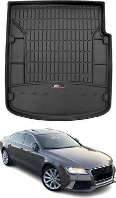 Zdjęcie produktu dla Gumowa wykładzina bagażnika OMAC do Audi A7 Sportback 2010-2018 wykładzina bagażnika TPE