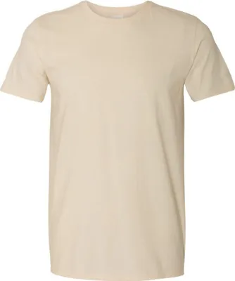 Image de Gildan Soft-Style T-shirt homme, manches courtes, col rond BC484 (L) (Nature)