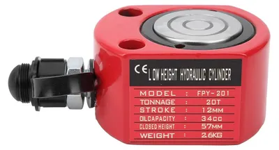 Hydraulikzylinder 20 t, Hub 30 mm, Eigenhöhe 57 mm